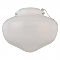Westinghouse 77853 LED Schoolhouse Ceiling Fan Light Kit, Damp Location, White, White Opal Glass
