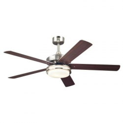 Westinghouse 72091 52" Castle LED Indoor Ceiling Fan LED Light Kit, Brushed Nickel
