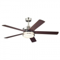 Westinghouse 72091 52" Castle LED Indoor Ceiling Fan LED Light Kit, Brushed Nickel