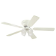 Westinghouse 72323 Contempra IV Indoor Ceiling Fan w/ Dimmable LED Light Fixture,White, 52"