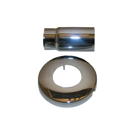 Larsen Supply Co 03-1655 Sterling Shower Tube With Escutcheon