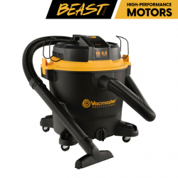 Vacmaster VJH1612PF 0202 6.5 Peak HP Stainless Steel Wet/Dry Vacuum Beast Series, 16-Gallon