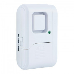 Jasco 56789 GE Battery-Operated Magnetic Window Or Door Alarm, White