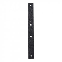 Ekey 101884 Mounting Plate CP Micro (Plus) S24, Square 24X200X2.7MM ABS Grained Front Side Black