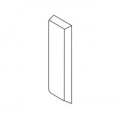 ACCENTRA (formerly Yale) 620F Heavy Duty Blank Escutcheon Trim For Exit Device, Exit Only-Lever/Knob Prep