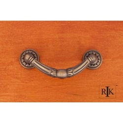 RKI CP 864 Ornate Drop Pull with Petal Bases