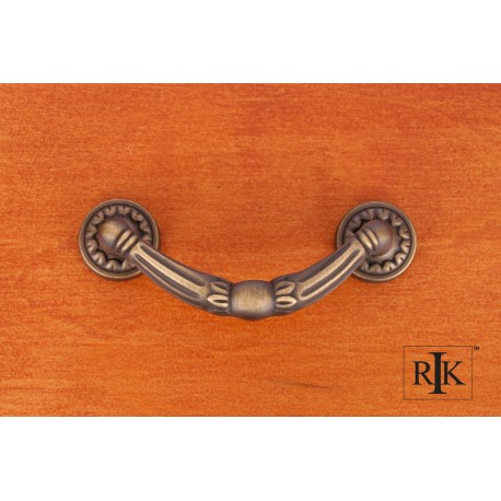 RKI CP 864 Ornate Drop Pull with Petal Bases