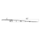 Pemko R1.25OS 1-1/4" Offset Modular Ramp Assembly