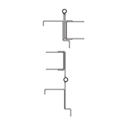 Markar HG305WT10 Hinge/Guard Pin and Barrel Hinge, Finish-Satin Stainless Steel