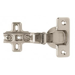 Amerock BP4613D14 Concealed Frameless Full Inset Hinge, 2-1/2" Length, Nickel Finish