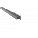 Pemko 372 Split Astragal Seal w/ Pile Brush (3/8"), Mill Finish Aluminum