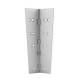 ABH A140 Aluminum Continuous Geared Hinge Fully Concealed 3/32" Inset w/Door Lip Protector