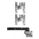 ABH Hardware 0547-3/4" Offset Pivot Set