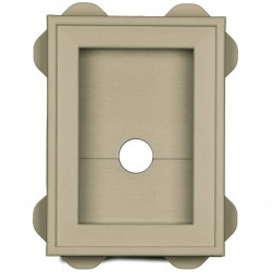 Builders Edge 130030003123 White, Wrap Around Utility Block