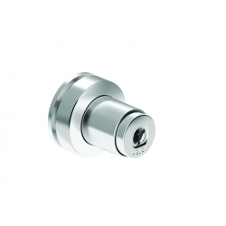 Aboly Sentry OF431 Push Button Cabinet Lock, Max. Door Thickness-(2-9) mm, Finish-Bright Chrome