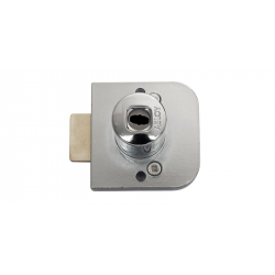 Abloy Sentry OFL240 Cliq Cabinet Lock, w/o Keys, Finish-Chrome Plated Zinc