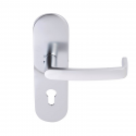 Abloy Sentry EH006_ Polar 6 DIN Exit Long Plate Door Handle, Material-Brass