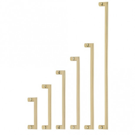Omnia 9043 Ultima IV Modern Cabinet Pull, Solid Brass, 5/8" Width