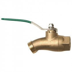 Arrowhead Brass 353BVLF 3/4" x 3/4" Hose Thread, Ball Valve