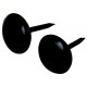 Hillman 1226 Anchors Wire Furniture Nails Round Head (25 Pack)