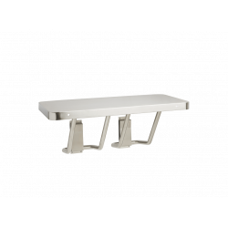 Seachrome SLDY-320225 Stainless Steel Institutional Accessibility Seat with Dual Yoke