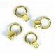 Jandorf 60243 1"D, 1/8IP Brass Male & Female Loop, 4pk.