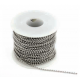 Jandorf 88444 100ft., 6, Nickel Plated Steel Beaded Chain