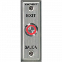 SECO-LARM SD-7175SGEX1Q Multicolor Illuminated Vandal-Resistant RTE Plate - Slimline