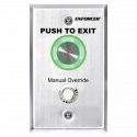 SECO-LARM SD-6276-SSVQ Piezoelectric Request-to-Exit Pushbutton w/ Single-gang with Manual Override