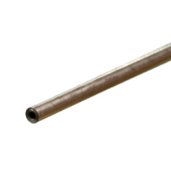 K & S Precision Metal 871 Round Stainless Steel Tube, 22 Gauge X 12" Long
