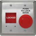 Camden Door Control CM-AF550R Double Gang Mushroom Push Button Push to Lock with LED Annunciator