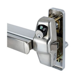 TownSteel ED1100 Rim Exit Device w/ Indicator, Satin Stainless Steel