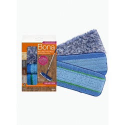 Bona AX0003496 Microfiber Deep Clean Pad Pack- 3pk.