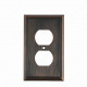 Richelieu BP852 Switch Plate Double Receptacle - Contemporary Style