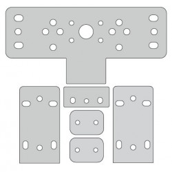 Cal-Royal 8 Three-Point Type Shim Kit, 1/8" (Thick)