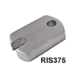 Cal-Royal RIS Riser for Dome Stop, Finish-Satin Chrome