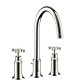 Axor 16513001 Montreux Widespread Faucet with Cross Handles