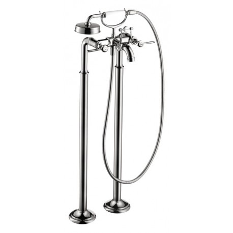Axor 16553001 Montreux Freestanding 2-Handle Tub Filler Trim with Lever Handles