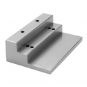 Don-Jo 2051-628 Mounting Bracket, Aluminum Push Plate Finish
