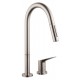 Axor 34822001 HANSGROHE-34822801 Citterio M 2-Hole Kitchen Faucet, Pull-Down