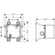 Axor 40876180 Basic Set, ShowerCollection Light / Speaker Modules