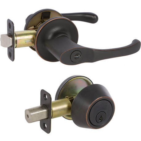 Delaney KN300 Callan Newport Grade 3 Combo Leverset, Round Trim