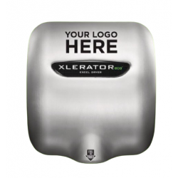 Excel Dryer Inc. XL-SB-SI-ECO Xlerator Eco Hand Dryer, Brushed Stainless Steel Cover, Special Image (Digital Graphic)