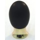 Cal Crystal Cal Crystal 101-M100pc 101-CM Athens Collection Polyester Colored Oval Knob with Solid Brass Base