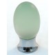 Cal Crystal Cal Crystal 101-CM006sn 101-CM Athens Collection Polyester Colored Oval Knob with Solid Brass Base