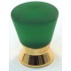 Cal Crystal 102-CM Athens Collection Polyester Colored Round Knob with Solid Brass Base
