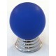 Cal Crystal Cal Crystal 106-CM002pc 106-CM Athens Collection Polyester Sphere Knob with Solid Brass Base