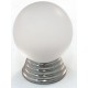 Cal Crystal Cal Crystal 106-CM001pb 106-CM Athens Collection Polyester Sphere Knob with Solid Brass Base