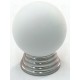 Cal Crystal Cal Crystal 106-CM003pc 106-CM Athens Collection Polyester Sphere Knob with Solid Brass Base