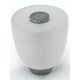 Cal Crystal Cal Crystal 108-CM006pb 108-CM Athens Collection Polyester Round Knob with Solid Brass Base